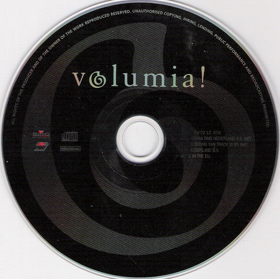 Volumia! - Volumia! (CD) 70886 Compact Disc Goede Staat