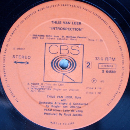 Thijs Van Leer – Introspection (LP) 44119