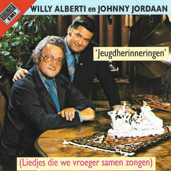 Willy Alberti En Johnny Jordaan - Jeugdherinneringen (Liedjes Die We Vroeger Samen Zongen) (CD) 70476 Compact Disc Goede Staat
