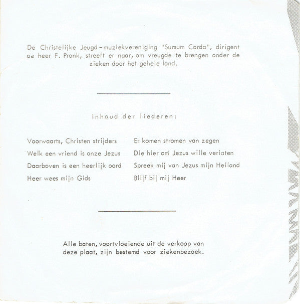 Christlicher Jugendmusikverein Sursum Corda – Gospel Sounds 22261