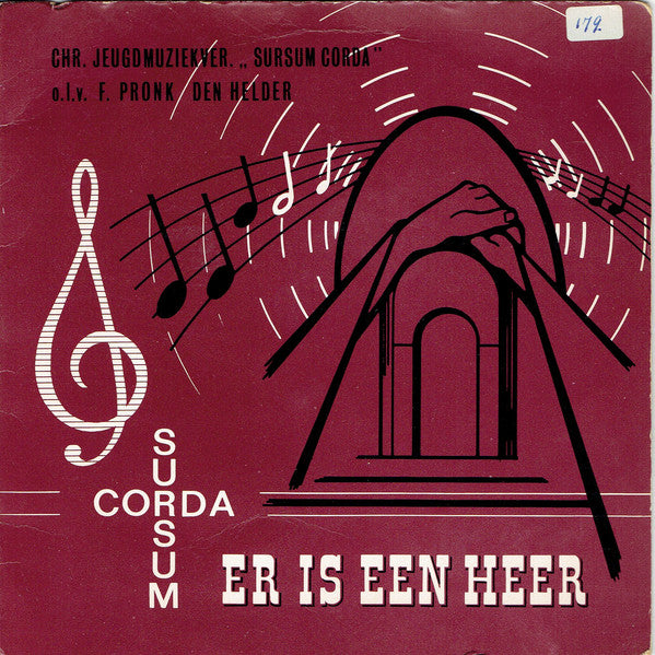 Christelijke Jeugdmuziekvereniging Sursum Corda - Er Is Een Heer 18800 Vinyl Singles EP Vinyl Goed / Hoes Goed