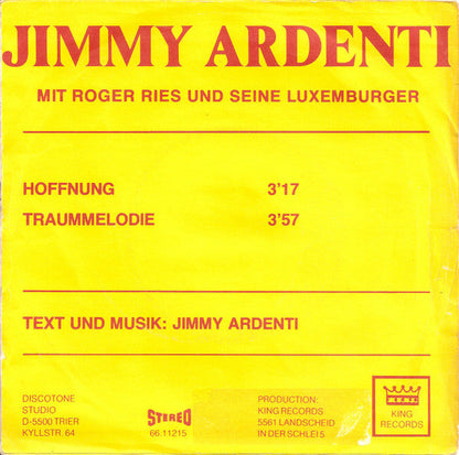 Jimmy Ardenti, Roger Ries Und Seine Luxemburger - Jimmy Ardenti Mit Roger Ries Und Seine Luxemburger 29056