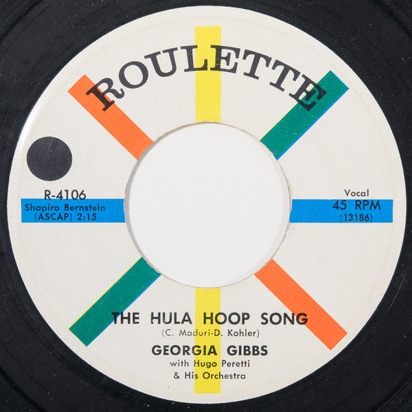Georgia Gibbs - The Hula Hoop Song 42222 Vinyl Singles Toevoegen Vinyl Goed / Hoes Generic