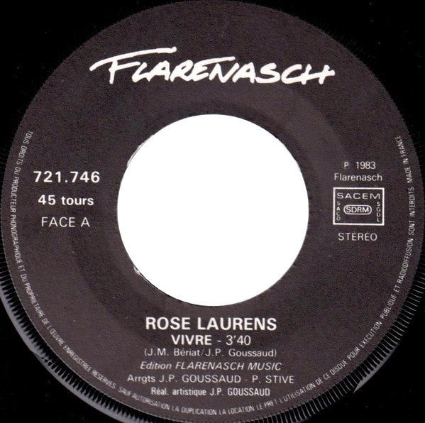 Rose Laurens - Vivre 32849