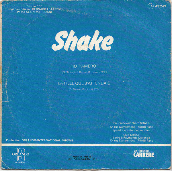 Shake - Io T'Amero 19060