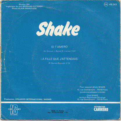 Shake - Io T'Amero 19060
