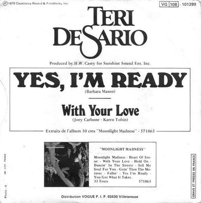 Teri DeSario - Yes, I'm Ready 42066 Vinyl Singles Vinyl Goed / Hoes Goed
