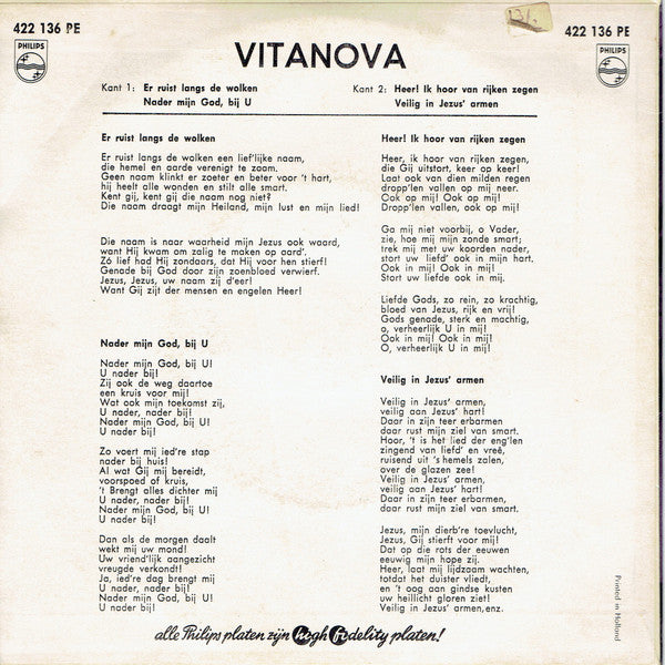 Vitanova - Er Ruist Langs De Wolken (EP) 18766 18768