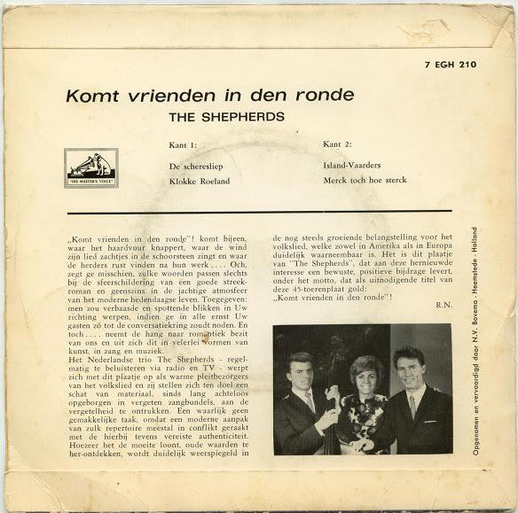 Shepherds - Komt Vrienden In Den Ronde 00602 Vinyl Singles EP Vinyl Goed / Hoes Goed