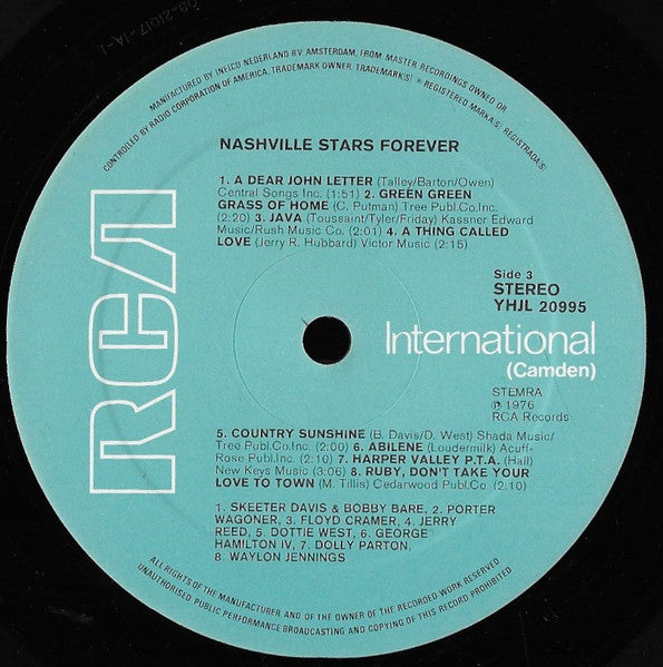 Various - Nashville Stars Forever (LP) 42564 Vinyl LP JUKEBOXSINGLES.NL   