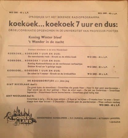 No Artist - Koning Winter Bleef 42356 Vinyl Singles Vinyl Goed / Hoes Goed