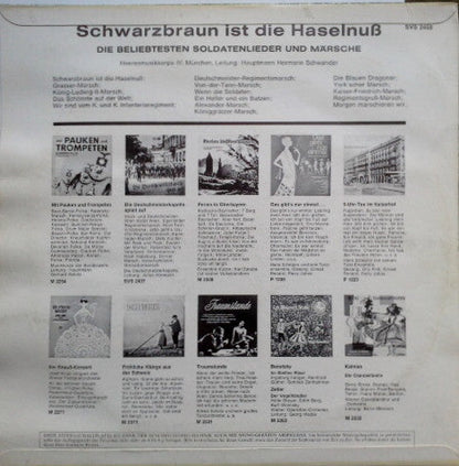 Heeresmusikkorps IV München - Schwarzbraun Ist Die Haselnuß (LP) Vinyl LP Vinyl Zeer Goed / Hoesje Goed "VINYLSINGLES.NL"
