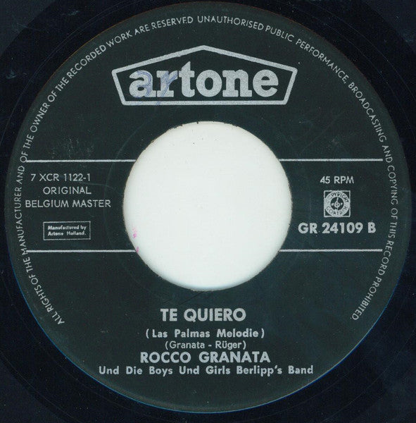 Rocco Granata - Irena 42396 Vinyl Singles Vinyl Goed / Hoes Generic