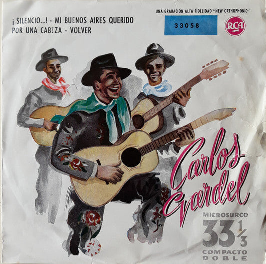 Carlos Gardel - ¡Silencio...! 42673 Vinyl Singles EP Vinyl Goed / Hoes Goed