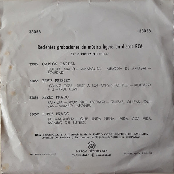 Carlos Gardel - ¡Silencio...! 42673 Vinyl Singles EP Vinyl Goed / Hoes Goed