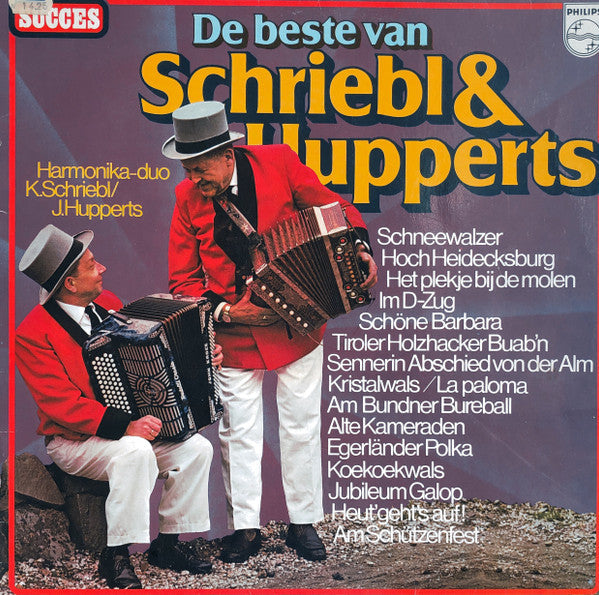 Harmonica Duo K. Schriebl / J. Hupperts - De beste van Schriebl & Hupperts (LP) 50576 Vinyl LP JUKEBOXSINGLES.NL   