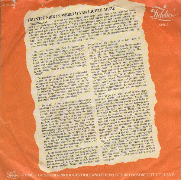 Trijntje Sier – In Your Eyes It Is Written 22982