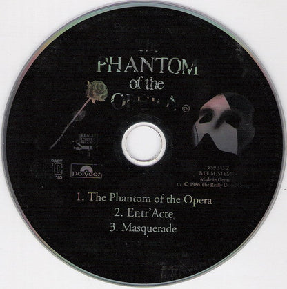 Andrew Lloyd Webber - Excerpts From The Phantom Of The Opera (CD) 70585b Compact Disc Single Goede Staat