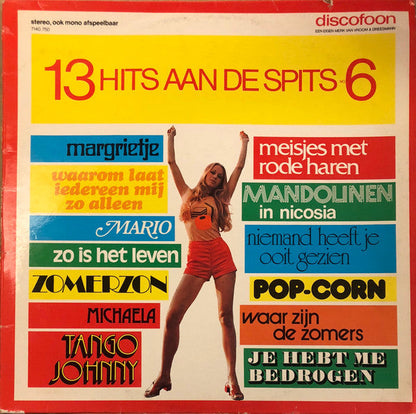 Various - 13 Hits Aan De Spits No. 6 (LP) 46258 Vinyl LP JUKEBOXSINGLES.NL   