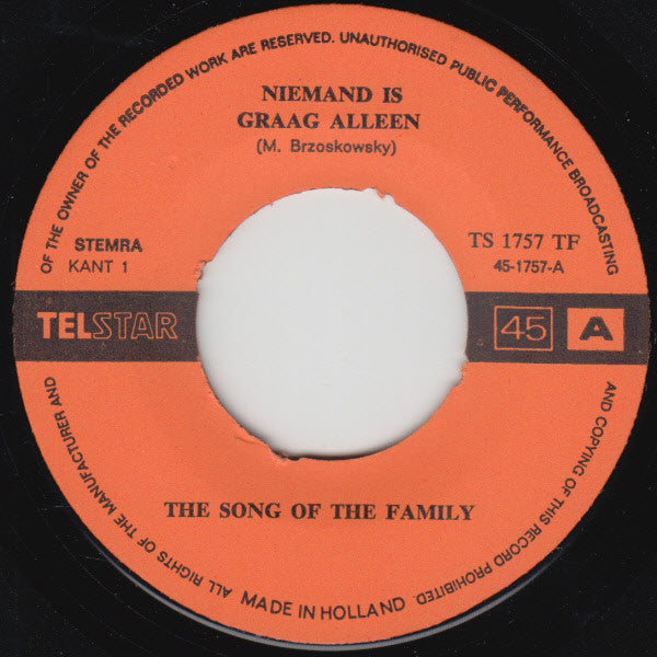 Song Of Family - Niemand ist gern allein 35022