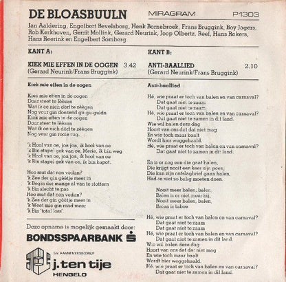Bloasbuuln, Twents Youth Harmony Orchestra – Kiek Mie Effen In De Ogen 40316