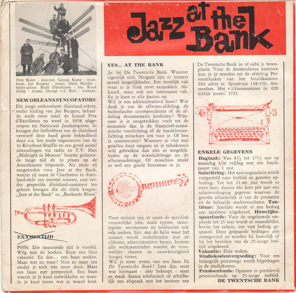 New Orleans Syncopators - Jazz At The Bank