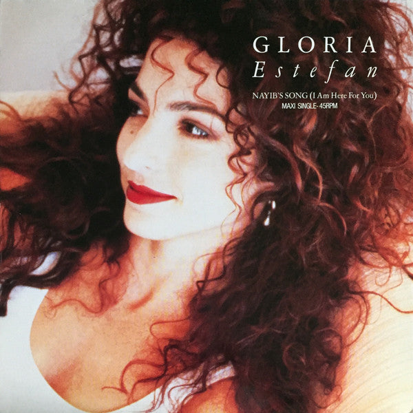 Gloria Estefan - Nayib's Song (I Am Here For You) 40801 Vinyl Singles Vinyl Goed / Hoes Sticker