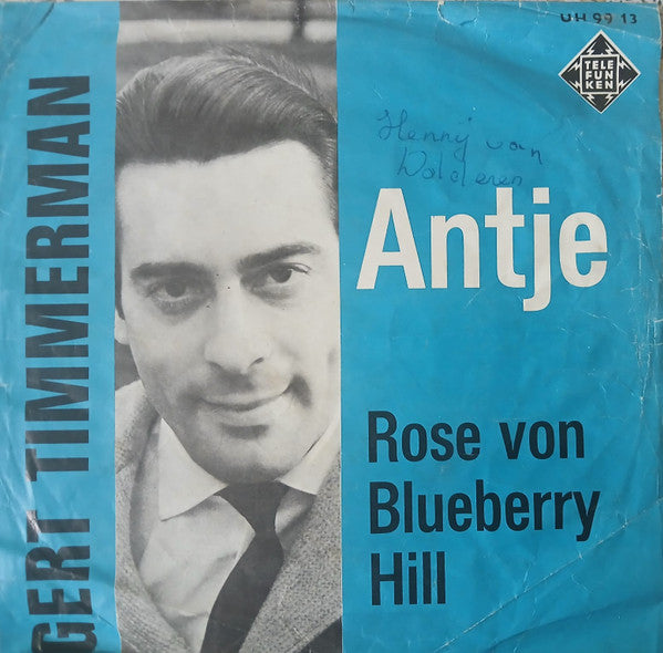 Gert Timmerman - Antje Vinyl Singles Vinyl Goed / Hoes Redelijk