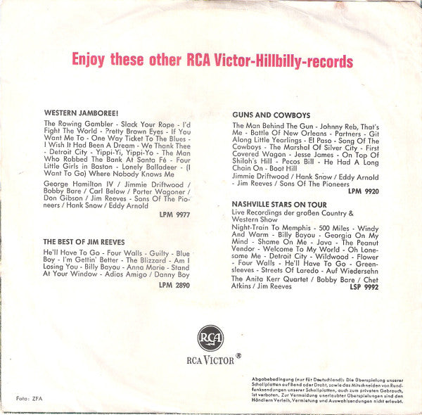 Jim Reeves – Adios Amigo 35634