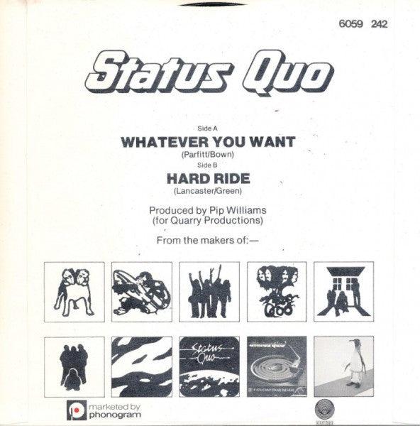 Status Quo - Whatever You Want 42689 vinylsingle Vinyl Goed / Hoes Goed