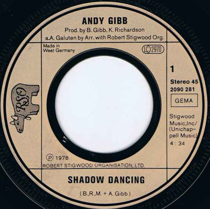 Andy Gibb - Shadow Dancing 41841 Vinyl Singles Vinyl Goed / Hoes Generic