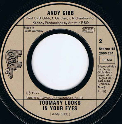 Andy Gibb - Shadow Dancing 41841 Vinyl Singles Vinyl Goed / Hoes Generic