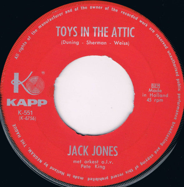 Jack Jones - Wives And Lovers 40461 Vinyl Singles Vinyl Goed / Hoes Generic