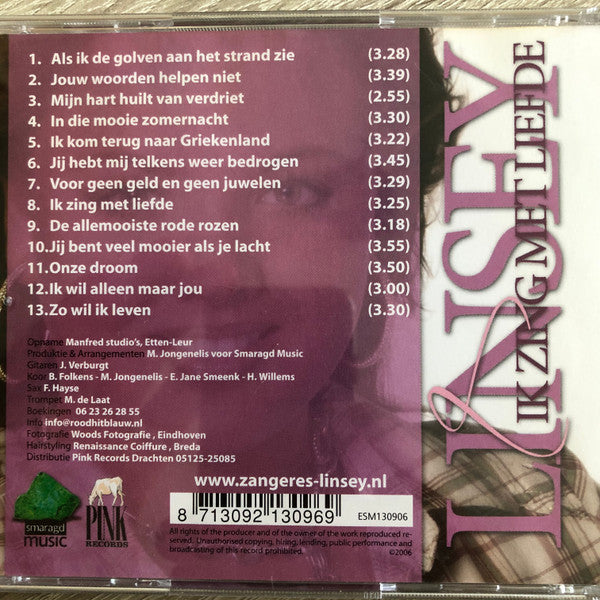 Linsey - Ik zing met liefde (CD) 70922 Compact Disc Goede Staat