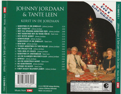 Johnny Jordaan & Tante Leen - Kerst In De Jordaan (CD) 70492 Compact Disc Goede Staat