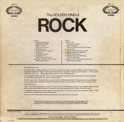 Bill Haley And His Comets - The Golden King Of Rock (LP) 97793 Vinyl LP Vinyl (VG) <br> Hoes (G+)