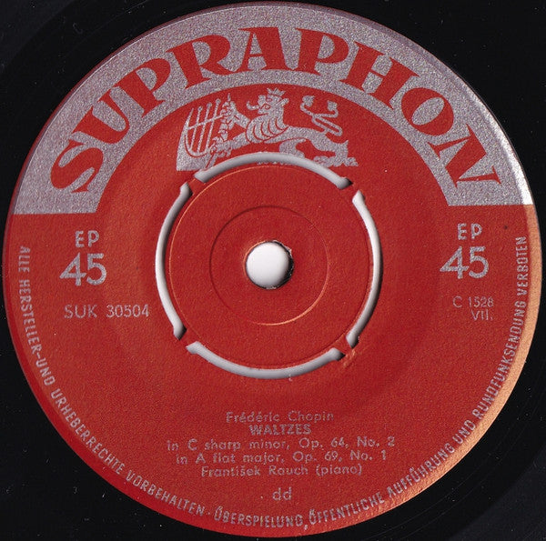 Frédéric Chopin, František Rauch - Waltzes 05509 Vinyl Singles EP Vinyl Goed / Hoes Generic