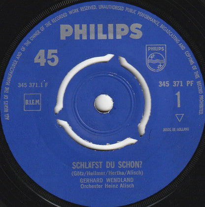 Gerhard Wendland - Schlafst Du Schon 40054 Vinyl Singles Vinyl Goed / Hoes Generic