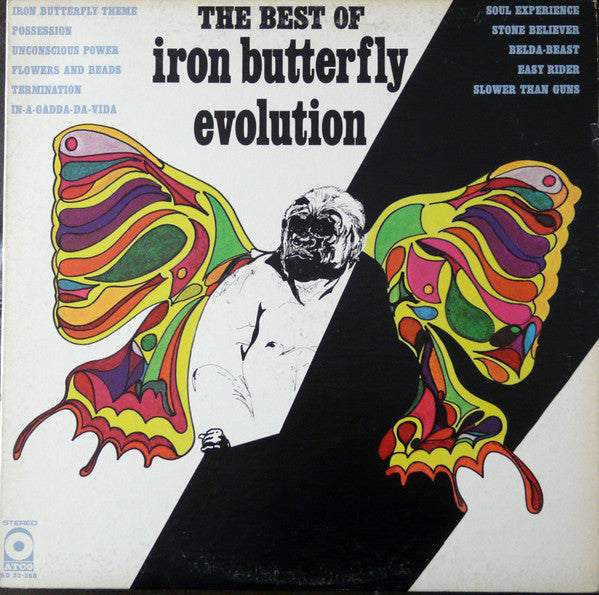 Iron Butterfly - The Best Of Iron Butterfly Evolution (LP) 51958 Vinyl LP Vinyl Goed / Hoes Goed