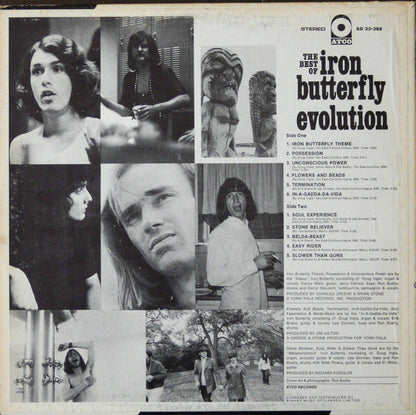 Iron Butterfly - The Best Of Iron Butterfly Evolution (LP) 51958 Vinyl LP Vinyl Goed / Hoes Goed