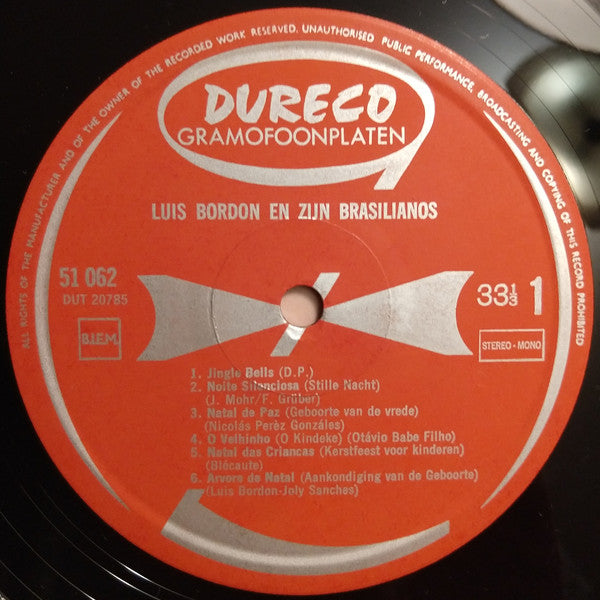 Luis Bordón - Sprankelend En Twinkelend Kerstfeest Met Luis Bordon (LP) 40890 Vinyl LP JUKEBOXSINGLES.NL   