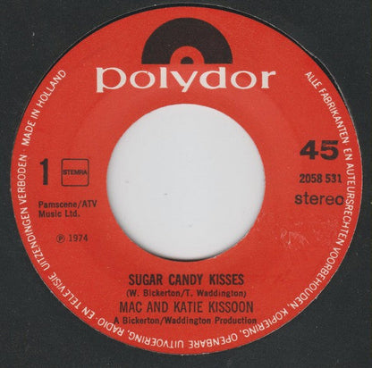 Mac And Katie Kissoon - Sugar Candy Kisses 42100 Vinyl Singles Vinyl Goed / Hoes Generic