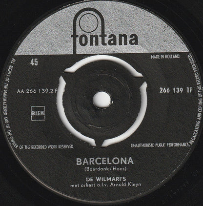 Wilmari's - Tabe 42310 Vinyl Singles Vinyl Goed / Hoes Generic