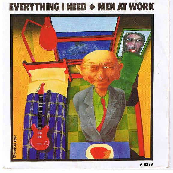 Men At Work - Everything I Need 40815 Vinyl Singles Vinyl Goed / Hoes Goed