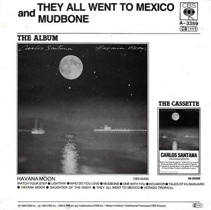 Carlos Santana - They All Went To Mexico 05608 Vinyl Singles Vinyl Goed / Hoes Goed