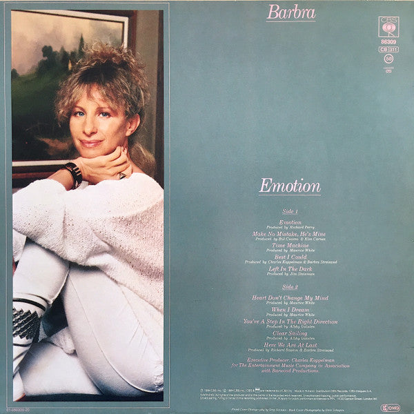 Barbra Streisand - Emotion (LP) Vinyl LP Vinyl Zeer Goed / Hoesje Goed "VINYLSINGLES.NL"