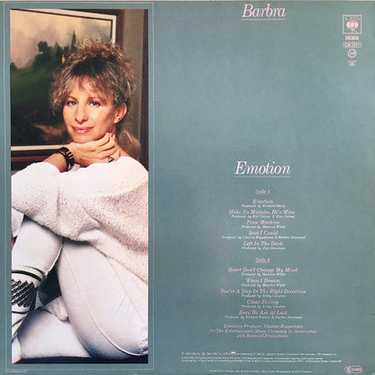Barbra Streisand - Emotion (LP) Vinyl LP Vinyl Zeer Goed / Hoesje Goed "VINYLSINGLES.NL"