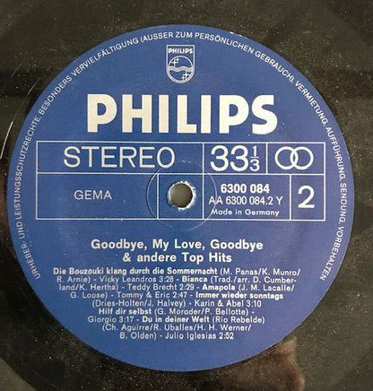 Various - Goodbye, My Love, Goodbye (LP) 42556 Vinyl LP JUKEBOXSINGLES.NL   