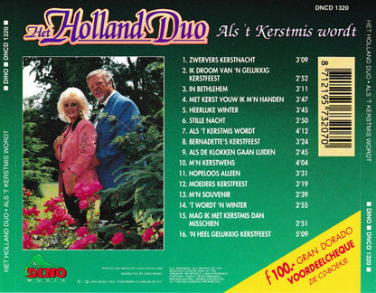 Holland Duo - Als 'T Kerstmis Wordt (CD) 70404 Compact Disc Goede Staat