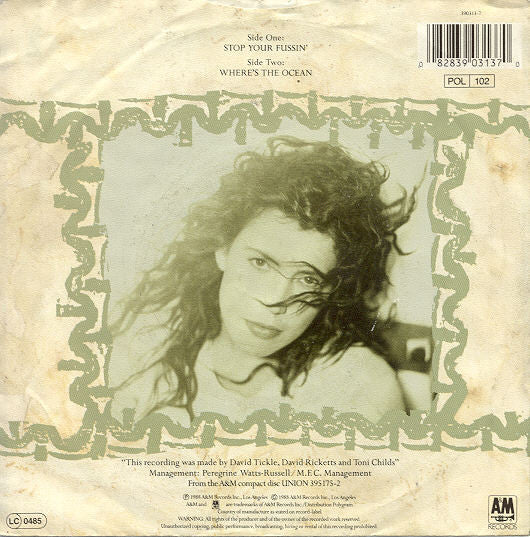 Toni Childes - Stop Your Fussin 01585 Vinyl Singles Hoes: Goede Staat / Vinyl: Goede Staat   